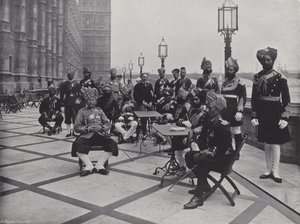 Indiske representanter ved King Edwards Coronation av J. Benjamin Stone