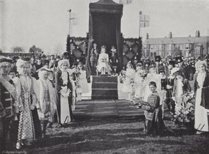 Knutsford May Day Festival, som kronet dronningen av J. Benjamin Stone