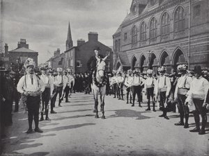 Knutsford May Day Festival, Morris Dancers av J. Benjamin Stone