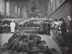 Pannekakekasting på Westminster School, The Greeze av J. Benjamin Stone