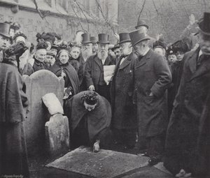 Henter Sixpences på Smithfield av J. Benjamin Stone