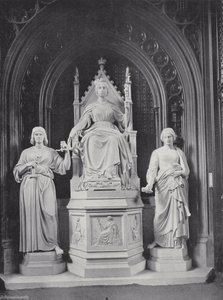 Statue av dronning Victoria av J. Benjamin Stone