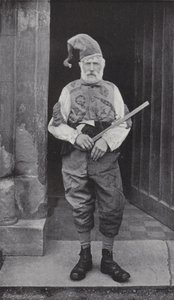 The Horn Dance, Abbots Bromley, the Fool og Robin Hood av J. Benjamin Stone