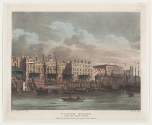 Custom House, 1. august 1808., 1. august 1808. av J. Bluck