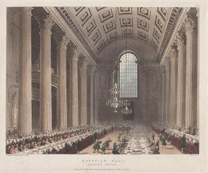 Egyptian Hall, Mansion House, 1. januar 1809., 1. januar 1809.