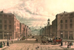 Regent Street fra Piccadilly, c1822.