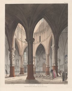 Temple Church, 1. september 1809., 1. september 1809. av J. Bluck