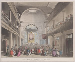 Det romersk-katolske kapellet, Lincolns Inn Fields, 1. april 1808., 1. april 1808.