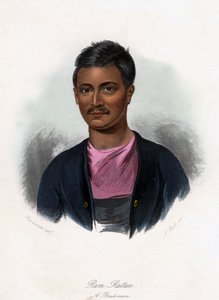 Ram Ruttun. En Brahman, ca 1840. av J. Bull