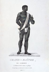 Stormester av ordenen til Notre-Dame-stjernen, i drakten til sitt land, fra 'Recueil de Tous Les Costumes des Orders Religieux et Militaires', utgitt 1785 av J. C. Bar
