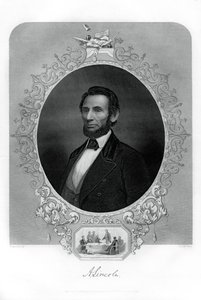 President Abraham Lincoln , amerikansk politiker, 1862-1867. av J. C. McRae