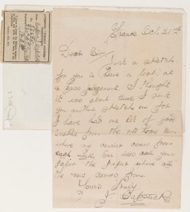 Brev til redaktøren av Liverpool Weekly Courier, 21. oktober 1917 av J. Capstick