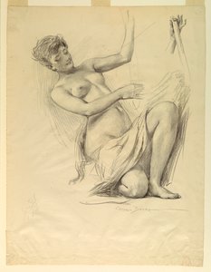 Figurstudie, muligens for Dome of Manufactures og Liberal Arts Building, World's Columbian Exposition, Chicago, IL