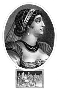 Cleopatra, dronning av Egypt, 1804. av J. Chapman