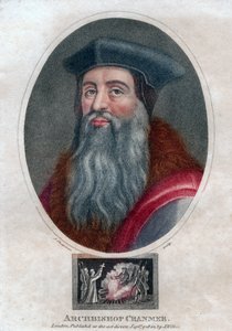 Thomas Cranmer, erkebiskop av Canterbury, 1802. av J. Chapman