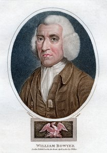 William Bowyer, engelsk trykker og litterær redaktør fra 1700-tallet, 1800. av J. Chapman