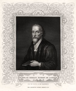 Nicholas Ridley, biskop av London, 1800-tallet av J. Cochran