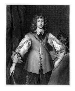 Prins Rupert, royalistisk kavalerisjef for den engelske borgerkrigen, 1800-tallet. av J. Cochran