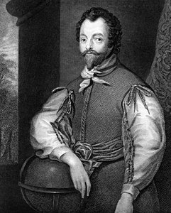 Sir Francis Drake, engelsk navigatør og privatist fra 1500-tallet.