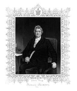 Thomas Clarkson , engelsk politiker og anti-slaverikampanje, 1800-tallet.