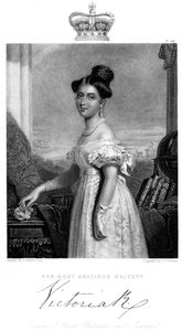 Victoria, dronning av Storbritannia og Irland, c1838