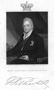 William IV av Storbritannia, 1800-tallet. av J. Cochran