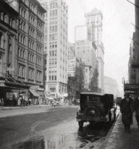 Broadway and the Times Building, New York City, USA, 1900-tallet