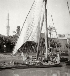 På Mahmoudiyah-kanalen, Alexandria, Egypt, 1900-tallet