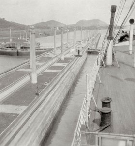 SS Orbita, Panamakanalen, Panama, 1900-tallet