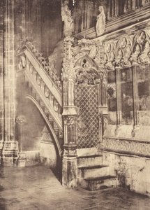 Preikestoltrapp, Barcelonas katedral (s/h-bilde) av J. Furnells