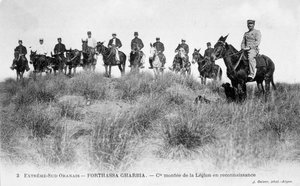 Fransk fremmedlegion kavaleri, Forthassa Gharbia, Algerie, c1905