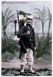 Fransk fremmedlegionær, ca 1900.