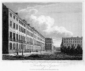 Finsbury Square, London, 1817.