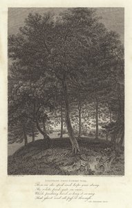 Robert Bloomfield, poet: Fakenham fra Euston Park (gravering)
