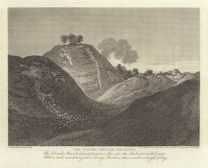 Robert Bloomfield, poet: The Danish Mounds, Thetford (gravering)