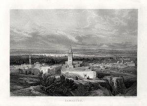 Damaskus, Syria, 1800-tallet
