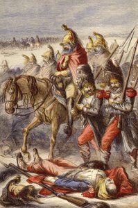 Retreatet fra Moskva (chromolitho)