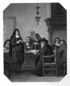 Benedict Spinoza, nederlandsk filosof fra 1600-tallet, ca 1870.