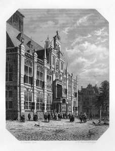 Rådhuset i Delft, Nederland, 1620 c1870.