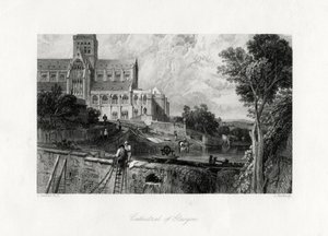 Glasgow Cathedral, Skottland, 1800-tallet av J. Horsburgh