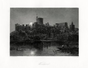 Windsor Castle, Berkshire, 1800-tallet av J. Horsburgh