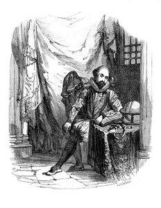 Sir Walter Raleigh i Tower of London, 1603-1616 1836.