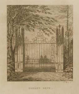 Hageport på Strawberry Hill av J. Morris