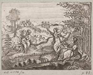 Illustrasjon til Adam Olearius, "Persisk Rosenthal av en genial poet Schich Saadi […]", Schleswig 1660