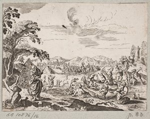 Illustrasjon til Adam Olearius, "Persisk Rosenthal av en genial poet Schich Saadi […]", Schleswig 1660 av J. Muller