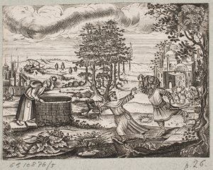 Illustrasjon til Adam Olearius, "Persisk Rosenthal av en genial poet Schich Saadi […]", Schleswig 1660 av J. Muller