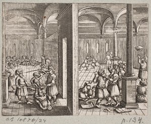 Illustrasjon til Adam Olearius, "Persisk Rosenthal av en genial poet Schich Saadi […]", Schleswig 1660