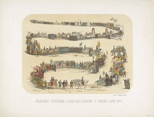 Dutch Redemption 1. april 1572. Minnes i Utrecht 1. april 1872 (tittel på objekt) av J. Nikerk