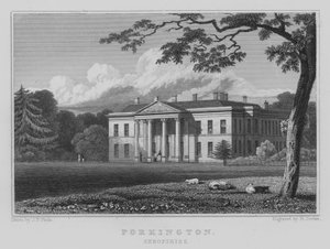 Porkington, Shropshire (gravering) av John Preston Neale
