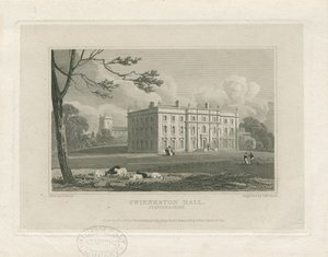 Swynnerton Hall: gravering, nd [c 1821] (trykk)